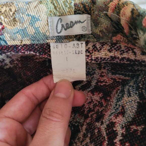 Vintage Cowboy woven pattern tapestry jacket size xl - Picture 3 of 8